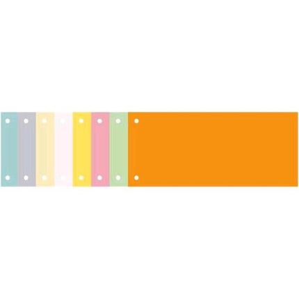 EXACOMPTA FOREVER DIVISORI ORIZZONTALI IN CARTONCINO 200GR 240X105 mm 2 FORI UNIVERSALI ROSA CONF 100 Pz.