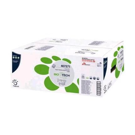 PAPERNET CARTA IGENICA INTERFOGLIATA IN PURA CELLULOSA 2 VELI 224 STRAPPI 21X11 CM BIANCO GRADO 85 CONF 40 Pz.
