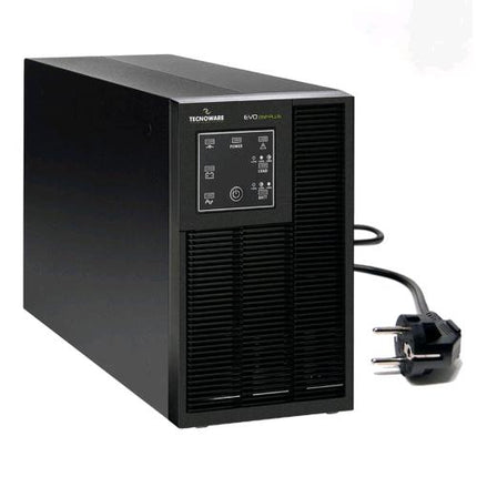 TECNOWARE EVO DSP PLUS UPS GRUPPO DI CONTINUITA' 800 VA PF 0.9 TECNOLOGIA ON LINE DOPPIA CONVERSIONE PFC ATTIVO BLACK