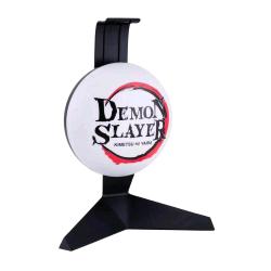 Paladone PP10190DE demon slayer luce alimentata USB e supporto cuffie nero bianco