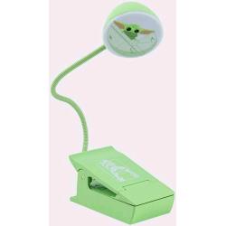 Paladone PP10432MAN grogu lampada da lettura con clip verde