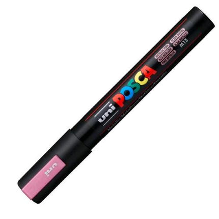 OSAMA POSCA MEDIO MARCATORE A TEMPERA PERMANENTE PUNTA TONDA 1.8/2.5 mm ROSA METAL CONF 6 Pz.