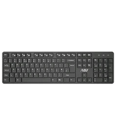 ADJ SILENT KEYBOARD 500-00037 TASTIERA WIRELESS SILENZIOSA ULTRA SLIM 105 TASTI LAYOUT ITALIANO NERO