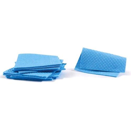 PERFETTO AQUOS PANNOSPUGNA IN CELLULOSA 20X18 CM AZZURRO CONF 10 Pz.