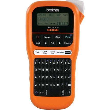 BROTHER PT-E110 ETICHETTATORE PALMARE PORTATILE CON VALIGETTA BATTERIE/ALIMENTAZIONE