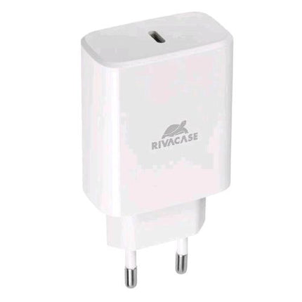 RIVACASE CARICABATTERIE DA RETE PD USB-C 30 WATT BIANCO