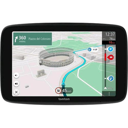 TOM TOM GO SUPERIOR NAVIGATORE SATELLIATARE PER AUTO 7" CON INFO TRAFFICO, TUTOR, AUTOVELOX, MAPPE MONDO, AGGIORNAMENTI VELOCI VIA WIFI, PARCHEGGI, PREZZI BENZINA