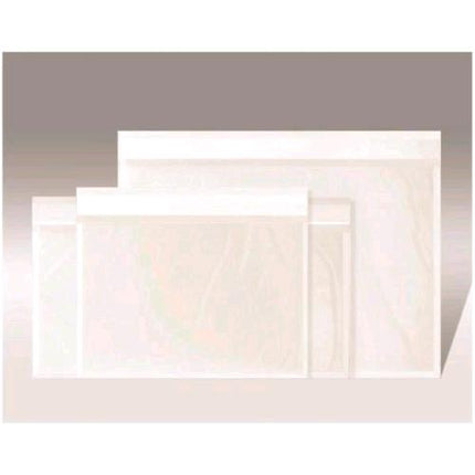 WILLCHIP WEPACK BUSTE AUTOADESIVE PORTADOCUMENTI PER SPEDIZIONI CORRIERI IN POLIETILENE FORMATO INTERNO 22.5X16.5 CM TRASPARENTE CONF 100 Pz.