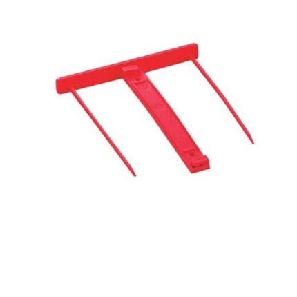 FAVORIT CAPI CLASS RILEGAFOGLI IN PLASTICA FASTENER PASSO 80 mm ROSSO CONF 50 Pz.