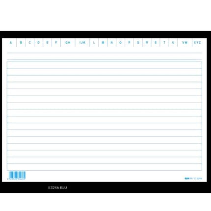 EDIPRO SCHEDE RIGATE BLU 15X21 CM CONF 100 Pz.