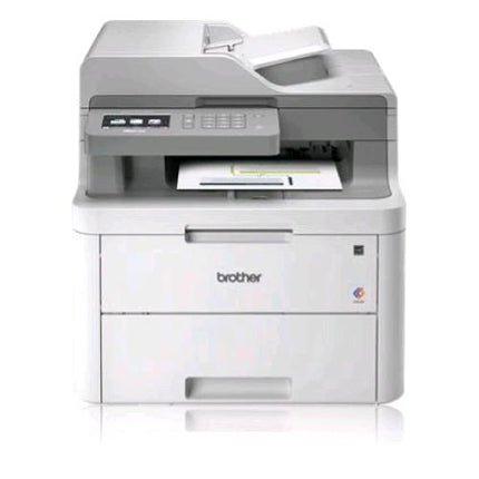 BROTHER MFC-L3740CDWE LASER LED COLOR STAMPANTE MULTIFUNZIONE LASER A COLORI A4 WI-FI DUPLEX ADF 50 FOGLI FAX CASSETTO CARTA 250 FOGLI 512MB USB LAN 18ppm TONER INCLUSO 500 PAGINE
