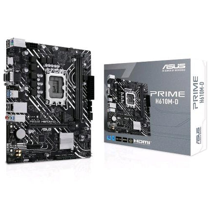 ASUS PRIME H610M-D SCHEDA MADRE MICRO ATX SOCKET 1700 INTEL H610 EXPRESS 2x DDR5 - M.2 PCIe 3.0 - USB 3.0 - PCI-Express 4.0 16x