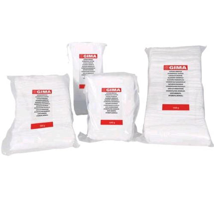 GIMA PACCO COTONE IDROFILO DA 100 GR PIEGATO A Z BIANCO