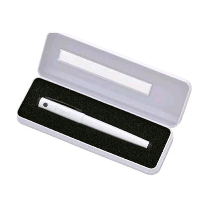 PILOT EXPLORER PENNA ROLLER TRATTO 0.7 mm FUSTO BIANCO ASTUCCIO IN METALLO INCHIOSTRO GEL NERO