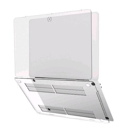 CELLY APPLE MACBOOK PRO 13" M1/M2 CUSTODIA DEDICATA IN TPU RESISTENTE DOPPIA PROTEZIONE PARTE SUPERIORE E PARTE INFERIORE TRASPARENTE
