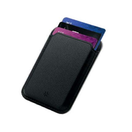 CELLY WALLET MAGSAFE PORTACARTE MAGSAFE PER SMARTPHONE CONTIENE FINO A 3 CARTE E LE PROTEGGE DALLA SMAGNETIZZAZIONE IN SIMILPELLE NERO