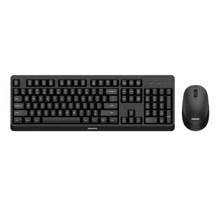 PHILIPS SPT6307BL/34 KIT TASTIERA LAYOUT ITALIANO + MOUSE OTTICO WIRELESS 2.4GHz 1.600 DPI NERO