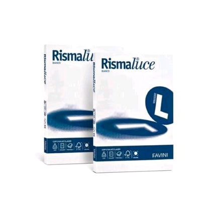 CARTOTECNICA FAVINI RISMALUCE RISMA A3 DA 200 FOGLI 140 GR 29.7 X 42 CM BIANCO