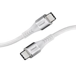 Intenso cavo dati ricarica USB-C maschio-maschio quick charghe 60 W 1.5 mt bianco