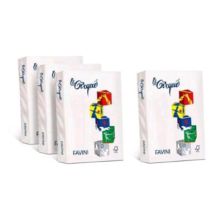 CARTOTECNICA FAVINI LE CIRQUE RISMA DA 400 FOGLI 100 GR 21 X 29.7 CM A4 BIANCO