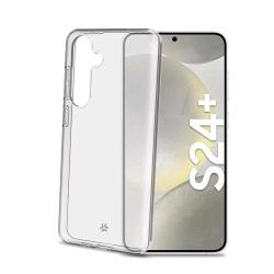 Celly Samsung Galaxy S24+ 5G cover in moribdo tpu anti-shock trasparente