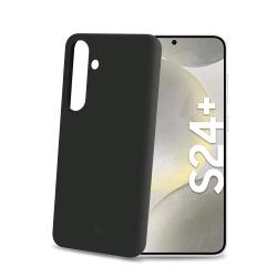 Celly Samsung Galaxy S24+ 5G cover in morbido tpu finitura soft-touch bordi antiscivolo black