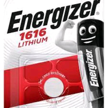 ENERGIZER CR1616 LITHIUM BATTERIA A BOTTONE AL LITIO 3.0 V CON 1 Pz.