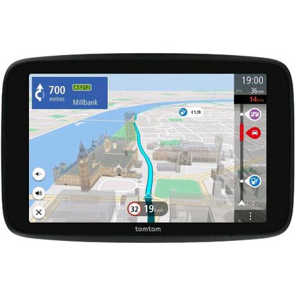 TOMTOM GO CAMPER MAX 700 NAVIGATORE PER CAMPER E ROULOTTE 7" PDI DEDICATI AGGIORNAMENTI WI-FI TOMTOM TRAFFIC SALVATAGGIO PROFILI VEICOLI MAPPE MONDO E ZONE A BASSA EMISSIONE