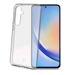 Celly Samsung Galaxy A55 5G cover in morbido tpu anti-shock trasparente