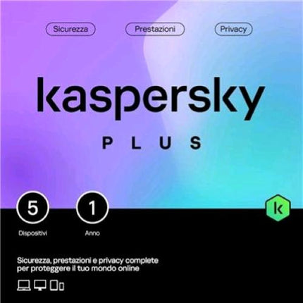 KASPERSKY PLUS 5 DISPOSITIVI 1 ANNO