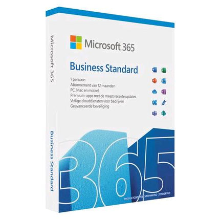 MICROSOFT (OFFICE) 365 BUSINESS STANDARD 1 UTENTE 5 DISPOSITIVI 1 ANNO BOX PACK