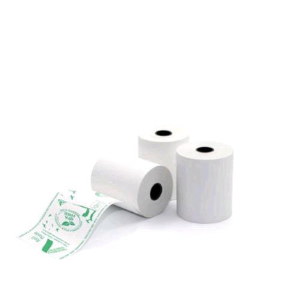 ROTOLIFICIO PUGLESE ROTOLO IN CARTA TERMICA PER CASSA OMOLOGATO 79 mm X 75 MT ANIMA 12 mm BIANCO CONF 10 Pz.
