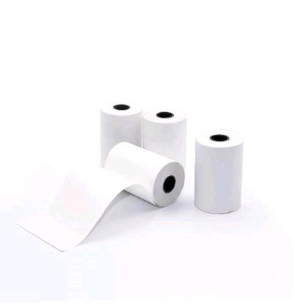 ROTOLIFICIO PUGLESE ROTOLO IN CARTA TERMICA PER POS NBA 57 mm X 16 MT ANIMA 12 mm BIANCO CONF 10 Pz.
