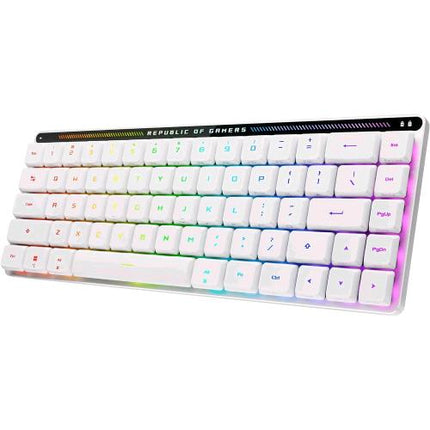 ASUS ROG FALCHION RX LOW PROFILE TASTIERA GAMING MECCANICA WIRELESS LAYOUT ITALIANO CONNESSIONE MULTIDISPOSITIVO MOONLIGHT WHITE