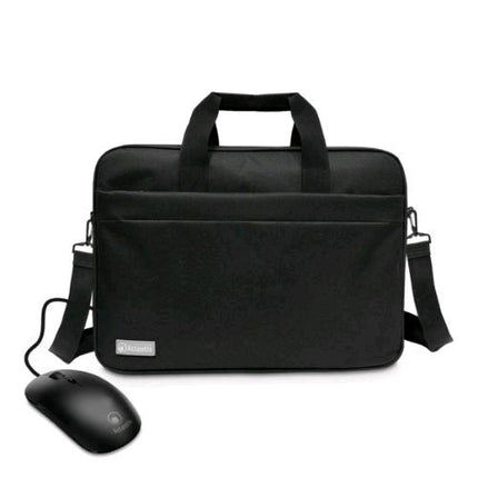 ATLANTIS P004-K265-16+M KIT BORSA PER NOTEBOOK FINO A 16" + MOUSE OTTICO USB 1.000-2.000 DPI NERO