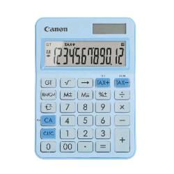 Canon LS-125KB-PBL calcolatrice da tavolo 12 cifre alimentazione solare/batteria celeste