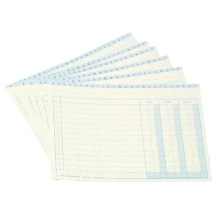 DATA UFFICIO SCHEDE DARE AVERE SALDO 240X170 m CONF 100 Pz.