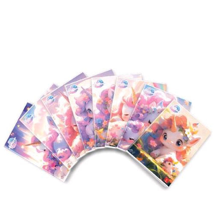 PIGNA UNICORNI MAXI QUADERNO PUNTO METALLICO 100 GR A4 38 FOGLI A QUADRETTI 0Q SOGGETTI ASSORTITI CONF 10 Pz.