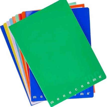 PIGNA MONOCROMO QUADERNO PUNTO METALLICO 100 GR A4 24 FOGLI A QUADRETTI 0Q COLORI ASSORTITI CONF 5 Pz.