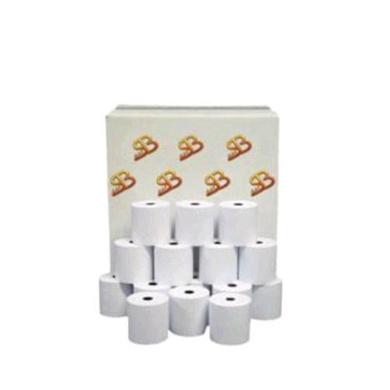 SA.BA.CART ROTOLO IN CARTA TERMICA X REGISTRATORE DI CASSA 57 mm X 30 MT ANIMA 12 mm CONF 10 Pz.