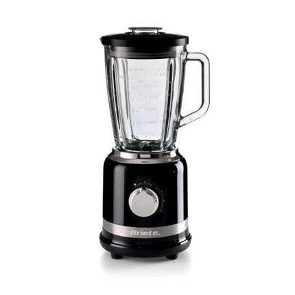ARIETE 0585/02 FRULLATORE MODERNA 1000W 4 VELOCITA' FUNZIONE PULSE TRITAGHIACCIO TAZZA IN VETRO GRADUATA DA 1.5 LT NERO