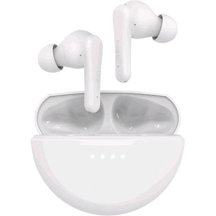 BELKIN SOUNDFORM RHYTHM AURICOLARI TRUE WIRELESS MUSICA E CHIAMATE IPX5 USB-C BIANCO