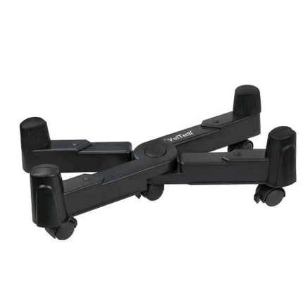VULTECH CP-03 CARRELLO PORTA PC IN PLASTICA CON 5 RUOTE NERO