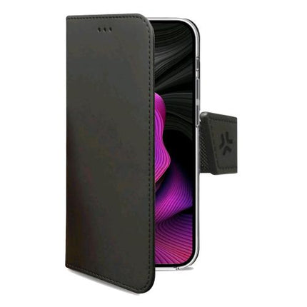 CELLY GOOGLE PIXEL 9/PIXEL 9 PRO WALLY CASE CUSTODIA A PORTAFOGLIO IN SIMILPELLE CON TASCHINE INTERNE NERO