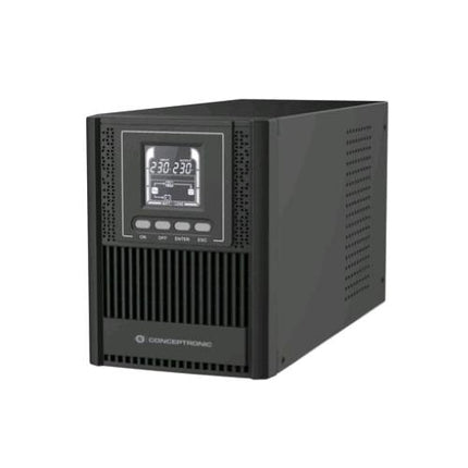 CONCEPTRONIC ZEUS52E1K UPS 900W 1.000VA INTERFACCIA SERIALE RS-232 1xUSB 4 PRESE AC ACCOPPIATORE C13 BLACK