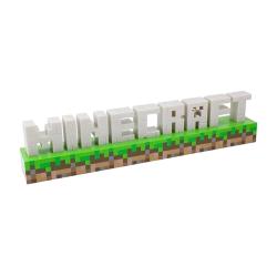 Paladone minecraft logo light lampada