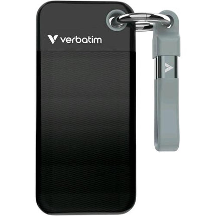VERBATIM POCKET SSD ESTERNO PORTATILE 1TB USB-C 3.2 GEN 2 10 Gbit/s BLACK/GREY
