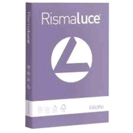 CARTOTECNICA FAVINI RISMALUCE RISMA DA 125 FOGLI 200 GR 21 X 29.7 CM A4 VIOLETTO