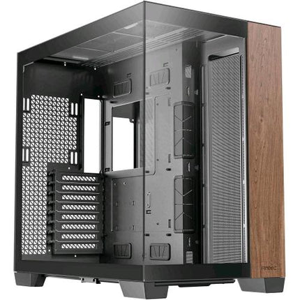 ANTEC C8 WOOD FULL TOWER PANNELLO FRONTALE IN LEGNO MARRONE E PANNELLI LATERALI E FRONTALI IN VETRO SENZA CUCITURE COMPATIBILE RTX 40