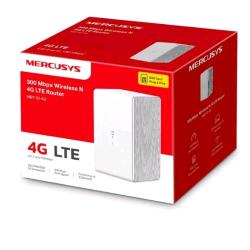 Mercusys MB110-4G router 4G LTE Wi-Fi N300 300MBPS 2.4GHz 4G CAT.4 150/150MBPS -1P 10/100 +1P 10/100 wan/lan